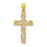 Image of 14K Yellow Gold Cross Pendant XR1207