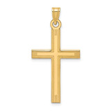 Image of 14K Yellow Gold Cross Pendant XR542