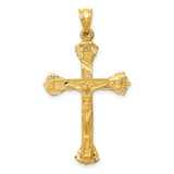 Image of 14K Yellow Gold Crucifix Pendant C157