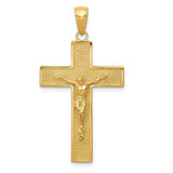 Image of 14K Yellow Gold Crucifix Pendant C3897