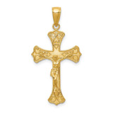 Image of 14K Yellow Gold Crucifix Pendant C4345