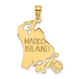 Image of 14K Yellow Gold Cut Out Marco Island Pendant