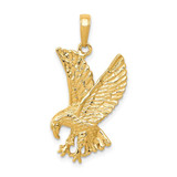 Image of 14K Yellow Gold Eagle Pendant K4853