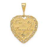 Image of 14K Yellow Gold For My Daughter Pendant
