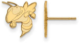 Image of 14K Yellow Gold Georgia Institute of Technology Sm Post Earrings LogoArt 4Y048GT