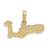 Image of 14K Yellow Gold Grand Cayman Island Pendant