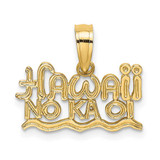 Image of 14K Yellow Gold Hawaii No Kaoi Pendant
