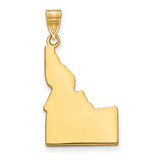 Image of 14K Yellow Gold ID State Pendant