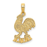Image of 14K Yellow Gold Kauai Under Rooster Pendant