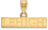 Image of 14K Yellow Gold Lehigh University Small Pendant by LogoArt (4Y005LHU)