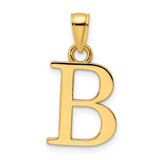 Image of 14K Yellow Gold Letter B Initial Pendant