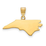 Image of 14K Yellow Gold NC State Pendant