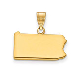 Image of 14K Yellow Gold PA State Pendant