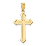 Image of 14K Yellow Gold Passion Cross Pendant XK609