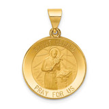 Image of 14K Yellow Gold Polished & Satin St. Gerard Medal Pendant XR1331