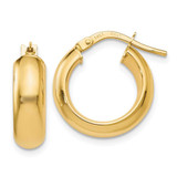 Image of 17mm 14K Yellow Gold Polished Hoop Earrings LE801