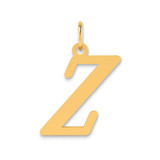 Image of 14K Yellow Gold Polished Letter Z Initial Pendant