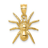 Image of 14k Yellow Gold Polished Spider Pendant