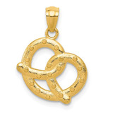 Image of 14K Yellow Gold Pretzel Pendant