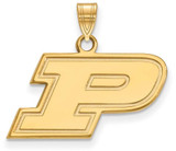 Image of 14K Yellow Gold Purdue Small Pendant by LogoArt (4Y002PU)
