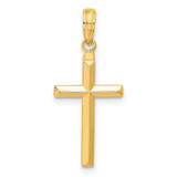 Image of 14K Yellow Gold Reversible Latin Cross Pendant C3865