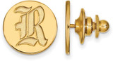 Image of 14K Yellow Gold Rice University Lapel Pin by LogoArt