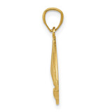 Image of 14K Yellow Gold Sailboat Pendant C4172