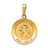 Image of 14K Yellow Gold Saint Joseph Medal Pendant M1505