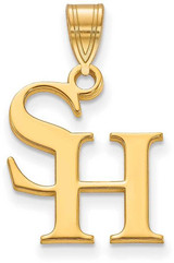 Image of 14K Yellow Gold Sam Houston State University Medium Pendant by LogoArt