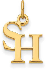 Image of 14K Yellow Gold Sam Houston State University X-Small Pendant by LogoArt