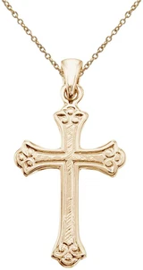 Image of 14K Yellow Gold Small Celtic Cross Pendant (Chain NOT included)