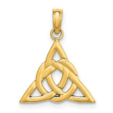 Image of 14K Yellow Gold Small Celtic Trinity Knot Pendant