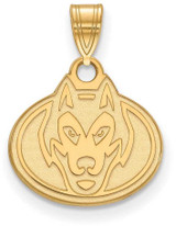 Image of 14K Yellow Gold St. Cloud State Small Pendant by LogoArt (4Y005STC)