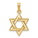 Image of 14K Yellow Gold Star Of David Pendant XR419