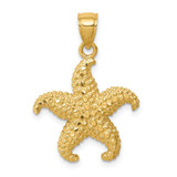 Image of 14k Yellow Gold Starfish Pendant