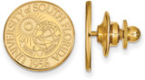 Image of 14K Yellow Gold University of South Florida Crest Lapel Pin by LogoArt
