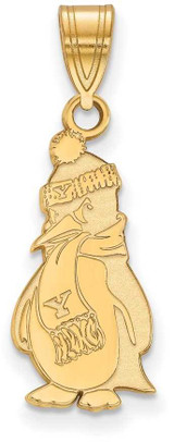 Image of 14K Yellow Gold Youngstown State University Large Pendant by LogoArt (4Y006YSU)