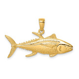 Image of 14K Yellowfin Tuna Fish Pendant