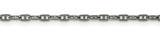 Image of 16" Stainless Steel Polished 2.75mm Anchor Chain Necklace