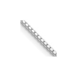 Image of 16" Sterling Silver Rhodium-plated 1.25mm Box Chain Necklace