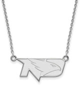 Image of 18" 10K White Gold University of North Dakota Small Pendant w/ Necklace by LogoArt