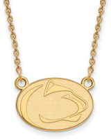 Image of 18" 10K Yellow Gold Penn State University Small Pendant w/ Necklace by LogoArt