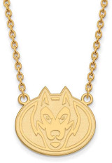 Image of 18" 10K Yellow Gold St. Cloud State Large Pendant w/ Necklace by LogoArt