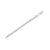 Image of 18" Necklace with Round and Melon Shape Beads 925 Sterling Silver - LIMITED STOCK