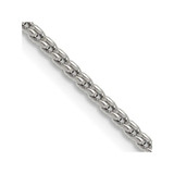 Image of 18" Stainless Steel Polished 2.5mm Fancy Link Chain Necklace