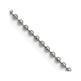 Image of 18" Stainless Steel Polished 2mm Ball Chain Necklace