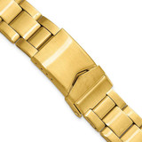 Image of 18-20mm 6.75" Gold-tone w/Deploy Buckle Link Stainless Steel Watch Band