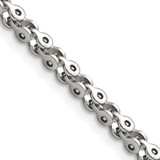 Image of 20" Stainless Steel 3.15mm Polished Fancy Link Chain Necklace