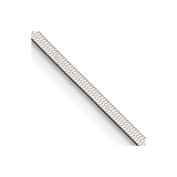 Image of 20" Stainless Steel Polished 2.3mm Herringbone Chain Necklace