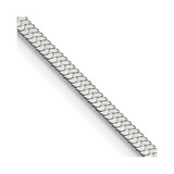 Image of 20" Stainless Steel Polished 3.4mm Herringbone Chain Necklace